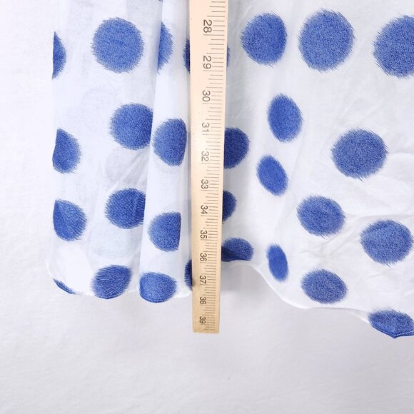 Betsy Johnson Dress Size 10 Fit and Flare Pleated Mini Puffy Skirt Polka Dot - Picture 8 of 11